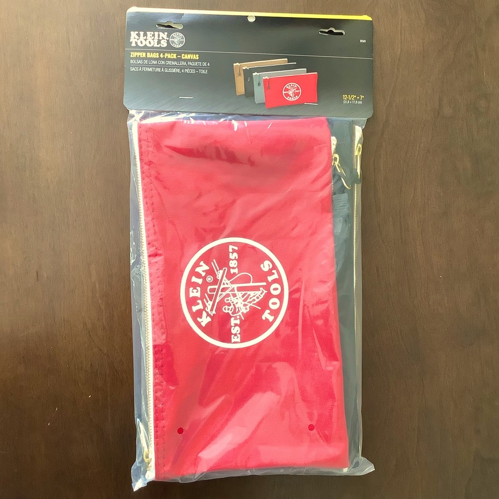 Klein Tools Canvas Zipper Bags - Picture 3 of 3